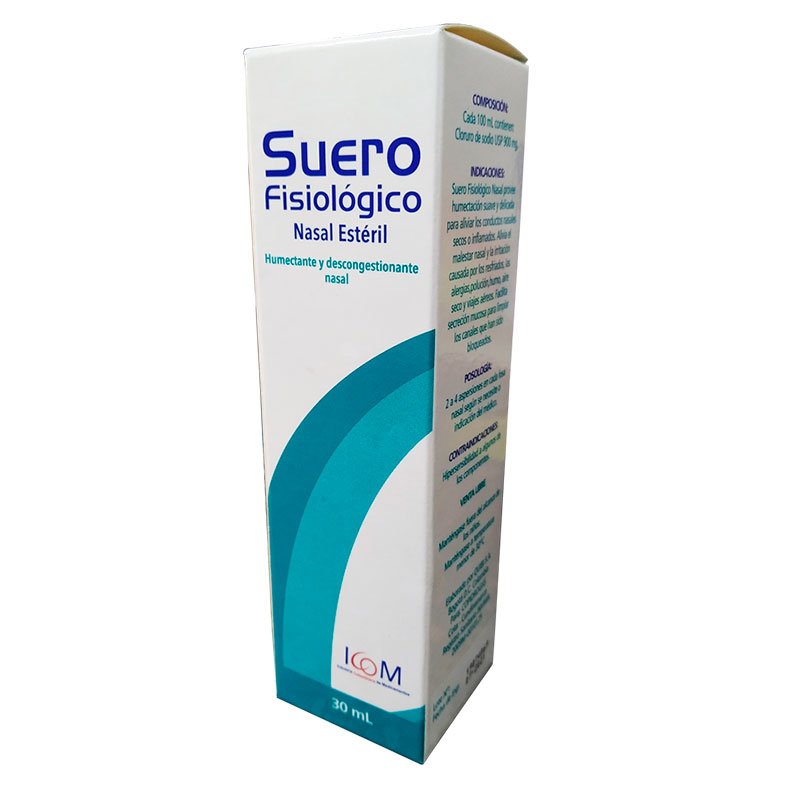 escalada Electrónico Mucho bien bueno Suero Fisiológico Nasal Estéril Spray 30 Ml ICOM | Droguerías Farmacenter  MBO